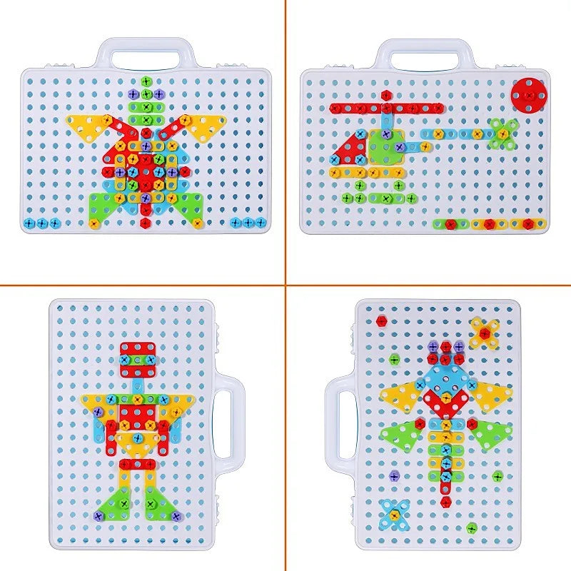 147Pcs Drill Screw 3D Puzzle Toy Set