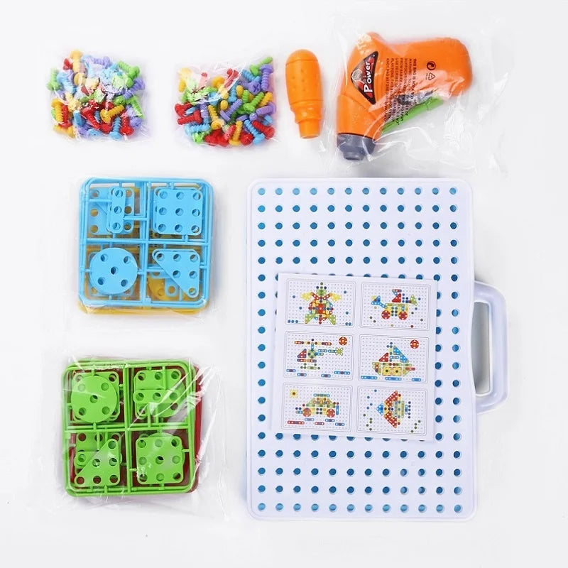 147Pcs Drill Screw 3D Puzzle Toy Set