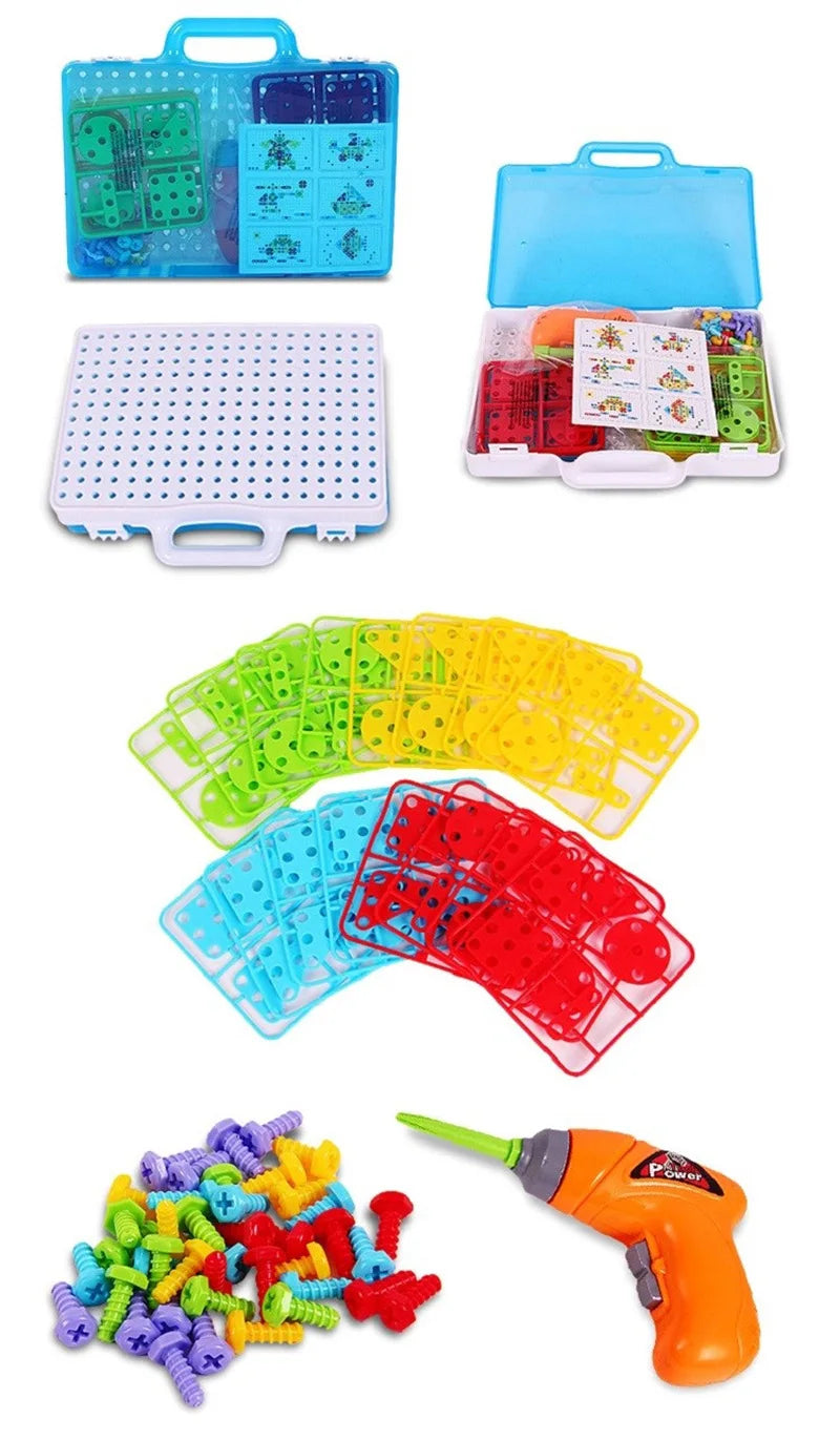 147Pcs Drill Screw 3D Puzzle Toy Set