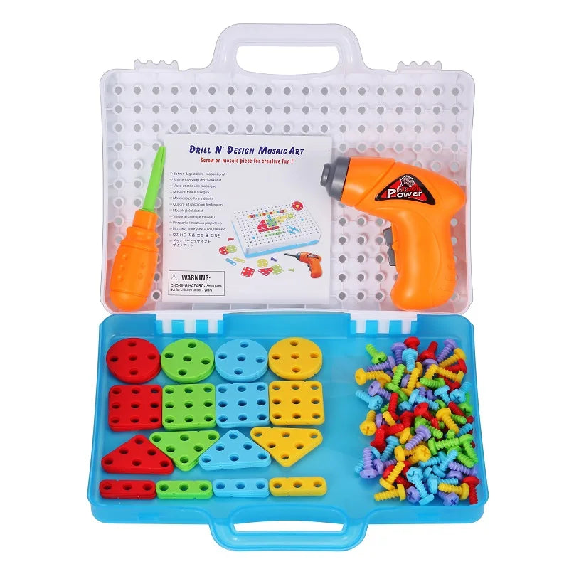 147Pcs Drill Screw 3D Puzzle Toy Set