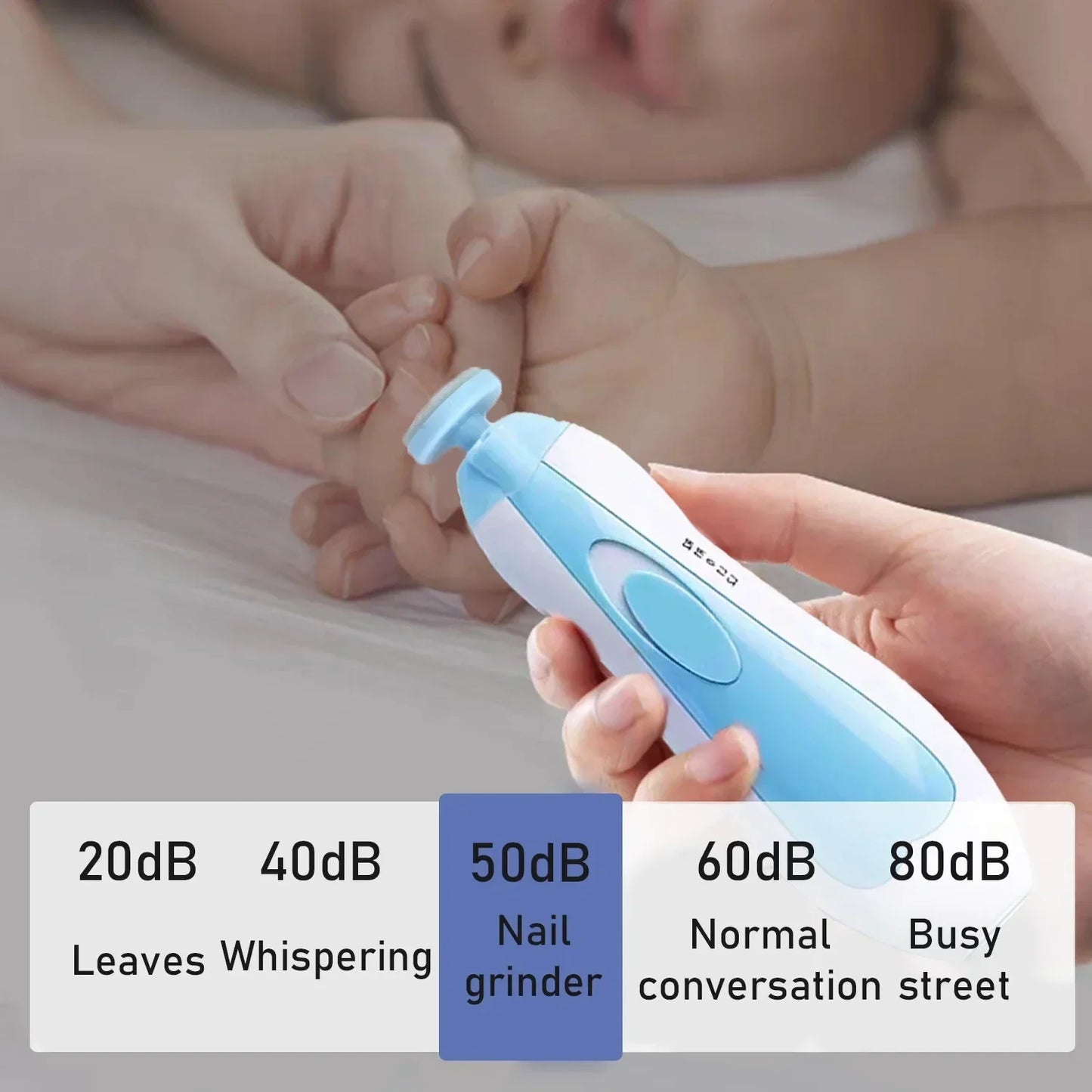 Electric Baby Nail File Set – Safe & Gentle Care for Tiny Hands