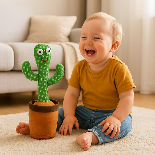 Talking Cactus Toy – Dancing and Singing Interactive Plush