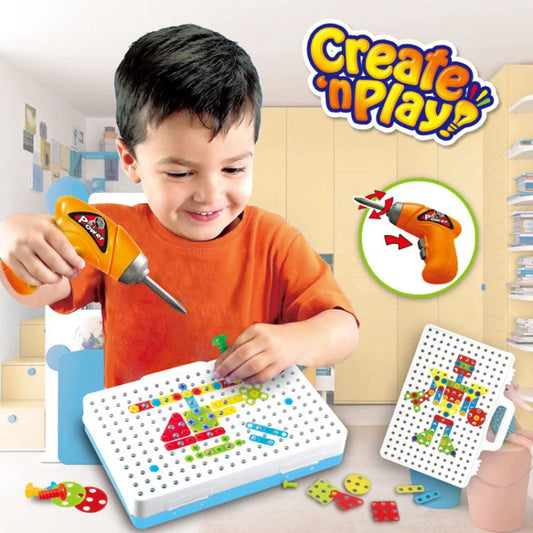 147Pcs Drill Screw 3D Puzzle Toy Set