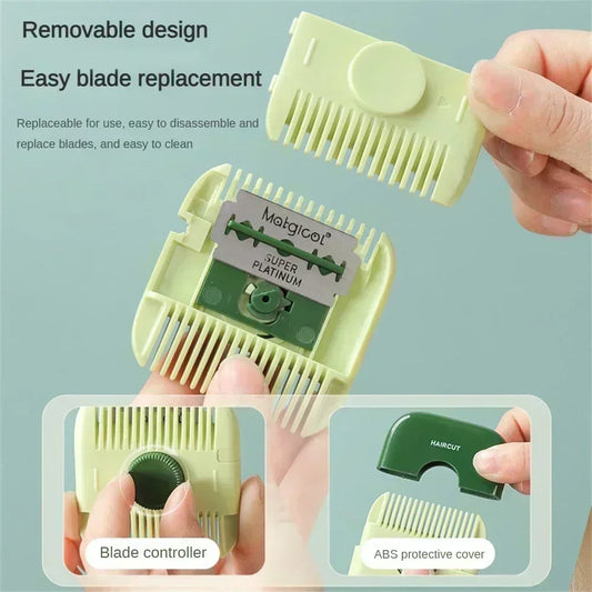2 In 1 Baby Haircut Comb & Bangs Trimmer